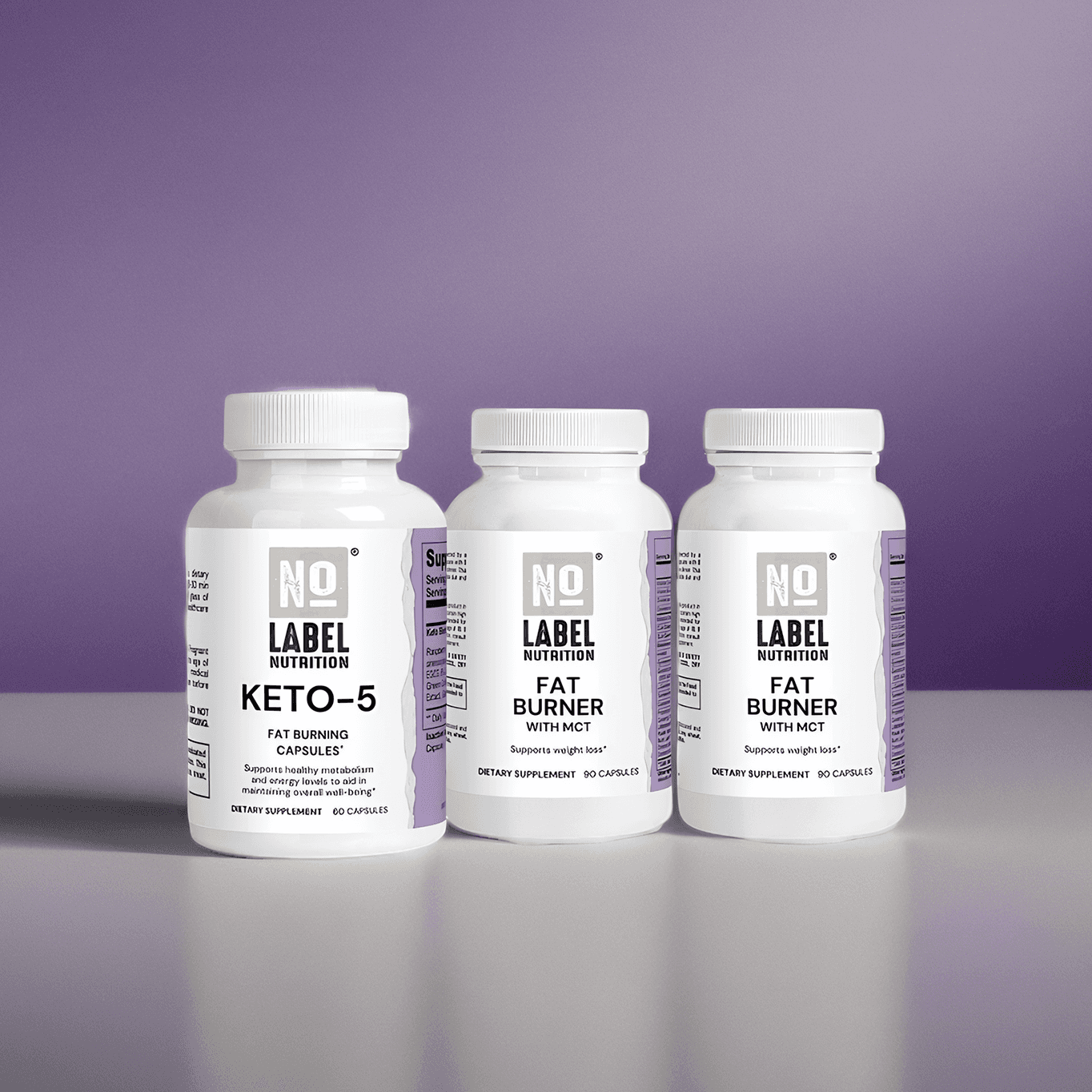 No Label Nutrition® Keto-5 & Fat Burner Bundle