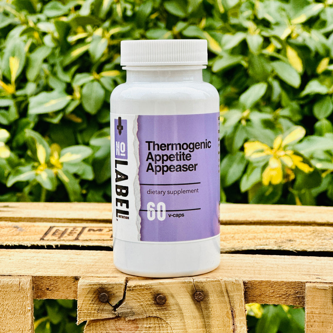 No Label Nutrition Thermogenic Appetite Appeaser bottle