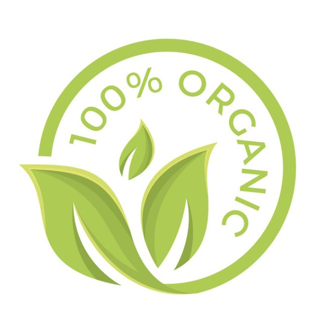100% Organic Logo