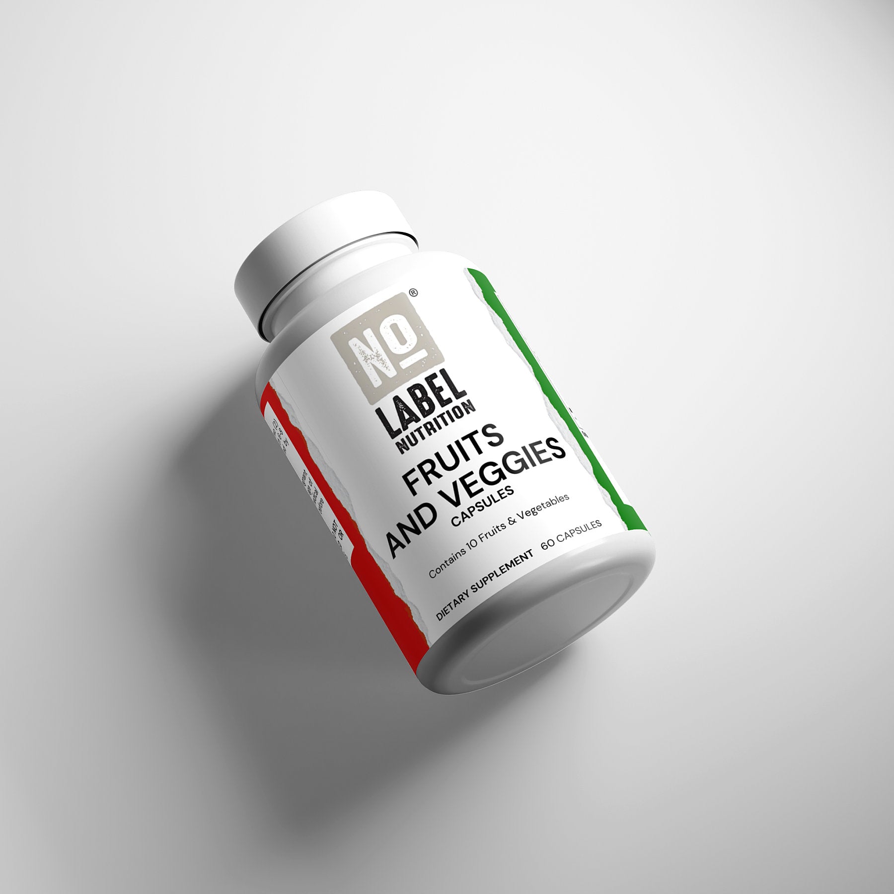 N Label Premium Fruits and Veggies Capsules | No Label Nutrition®