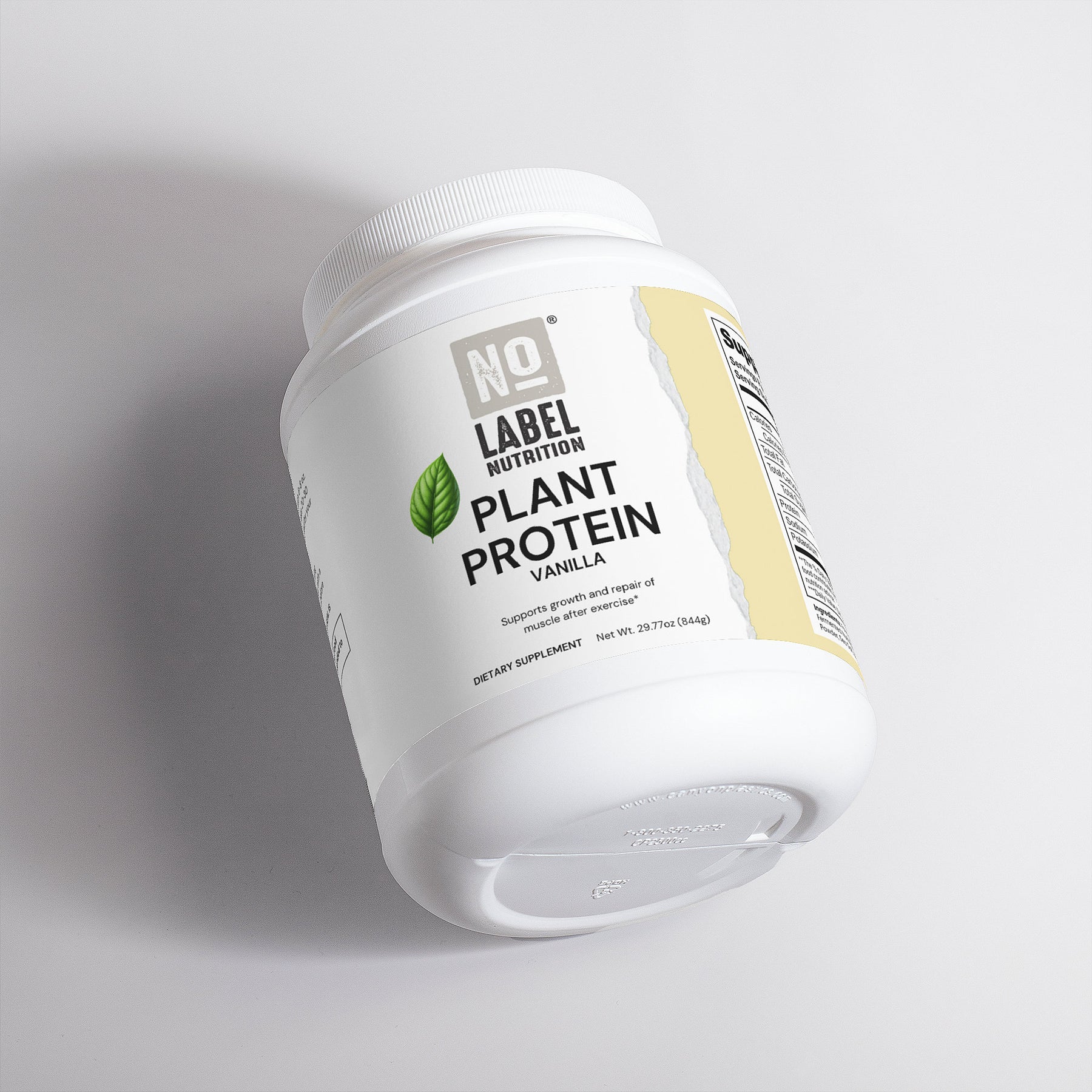 N Label Premium Plant Protein Powder (Vanilla) | No Label Nutrition®